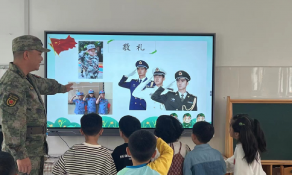 天台白鹤：播种爱国心，共筑强军梦