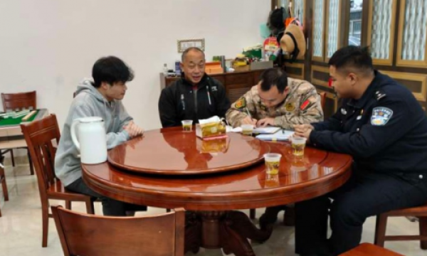 天台白鹤：深入走访应征青年，扎实推进征兵工作